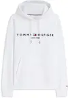 Tommy Hilfiger TOMMY LOGO HOODY, YBR Beyaz Erkek Sweatshirt