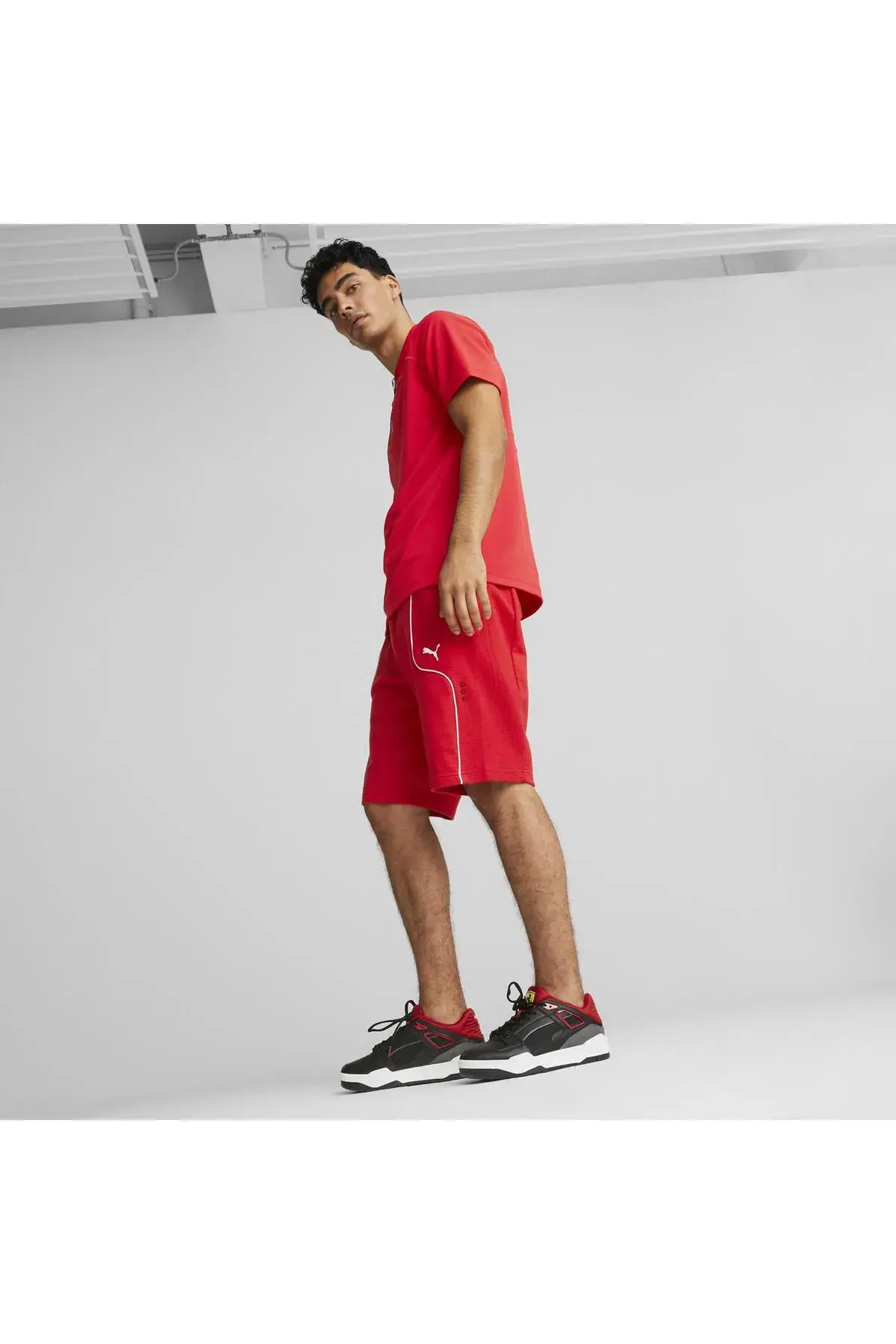 Puma Ferrari Slipstream Siyah Erkek Günlük Spor Ayakkabı