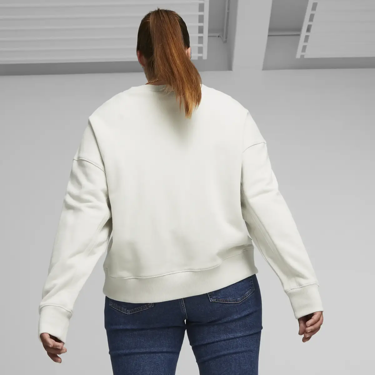 Puma INFUSE Crew Gri Kadın Sweatshirt