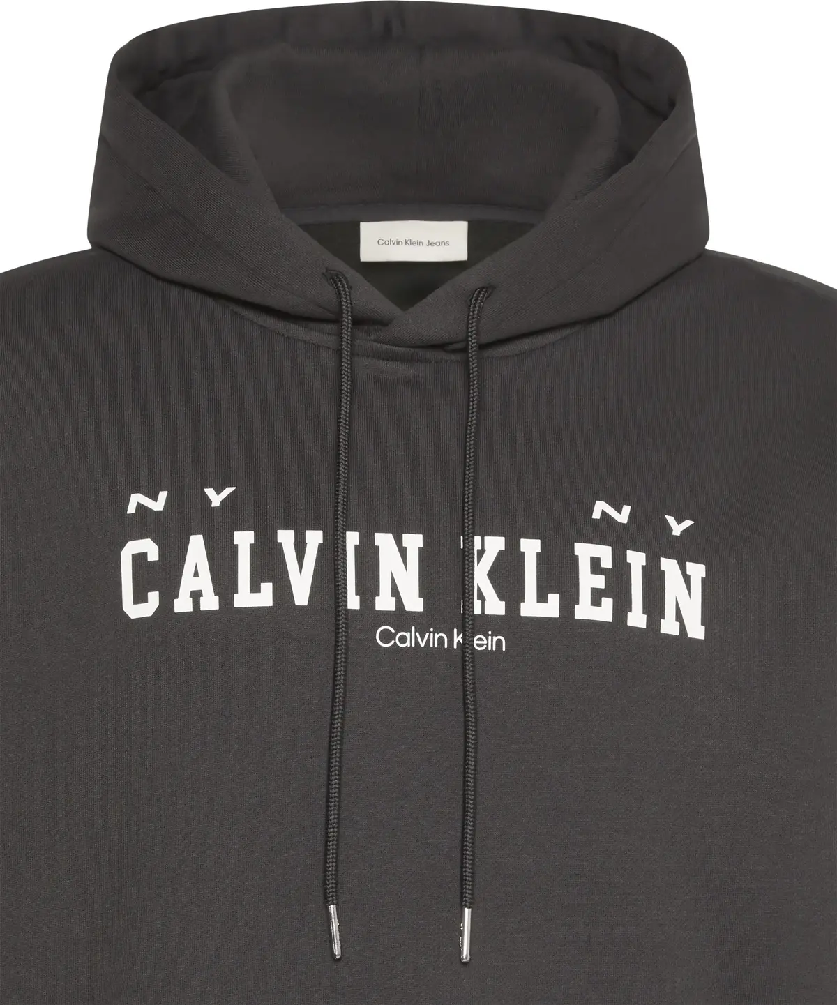 Calvin Klein LS 350FLEECE COLLEGIATE HOODIE Erkek Kahverengi Sweatshirt