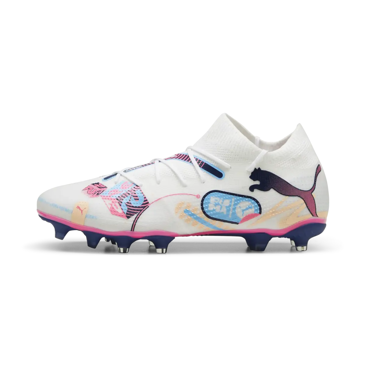Puma FUTURE 7 MATCH VOL. UP FG/AG Beyaz Unisex Krampon