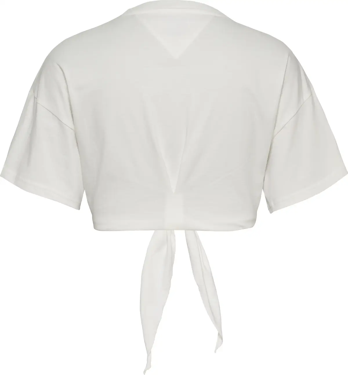 Tommy Hilfiger TJW REG WAIST TIE BA, YBL Beyaz Kadın T-Shirt & Polo