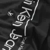 Calvin Klein INST. LINED LOGO T-S Erkek Siyah T-Shirt
