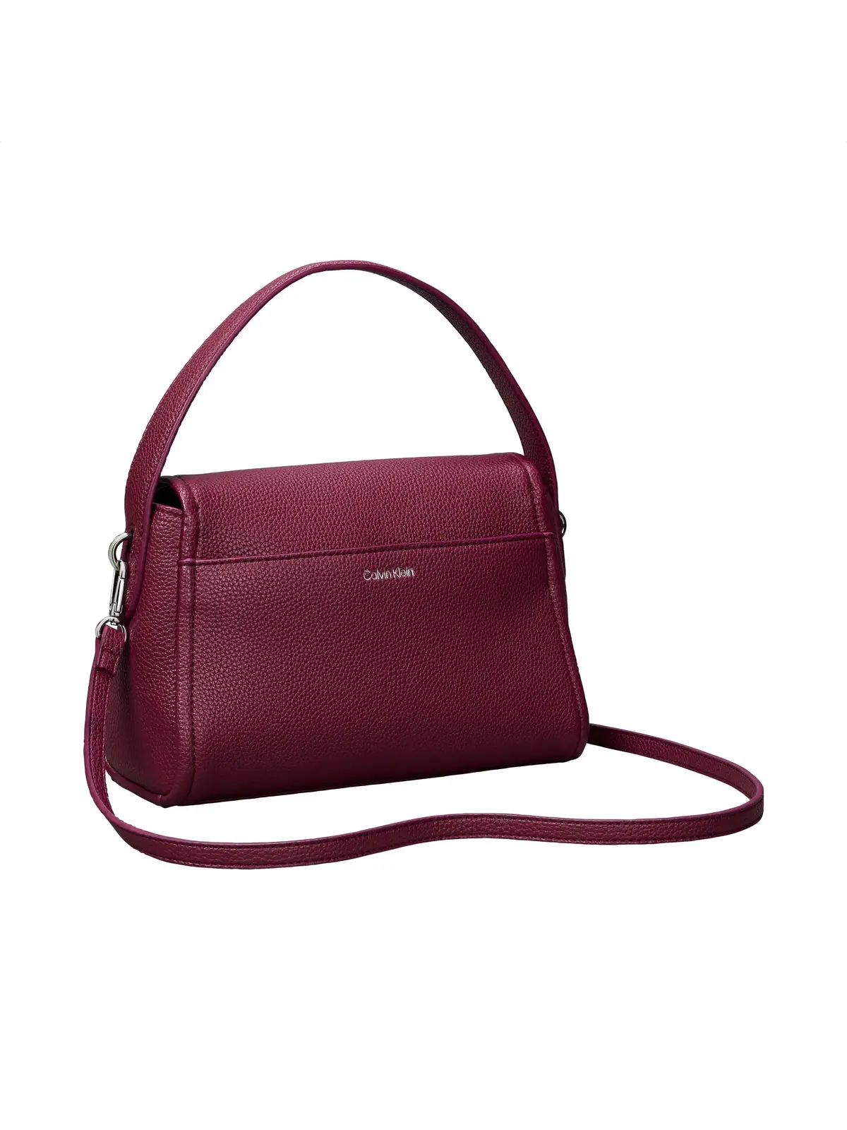 Calvin Klein EMBLEM HW PEBBLE SHO Bordo Kadın Omuz Çantası