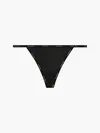 Calvin Klein THONG STRING Kadın Siyah Tanga