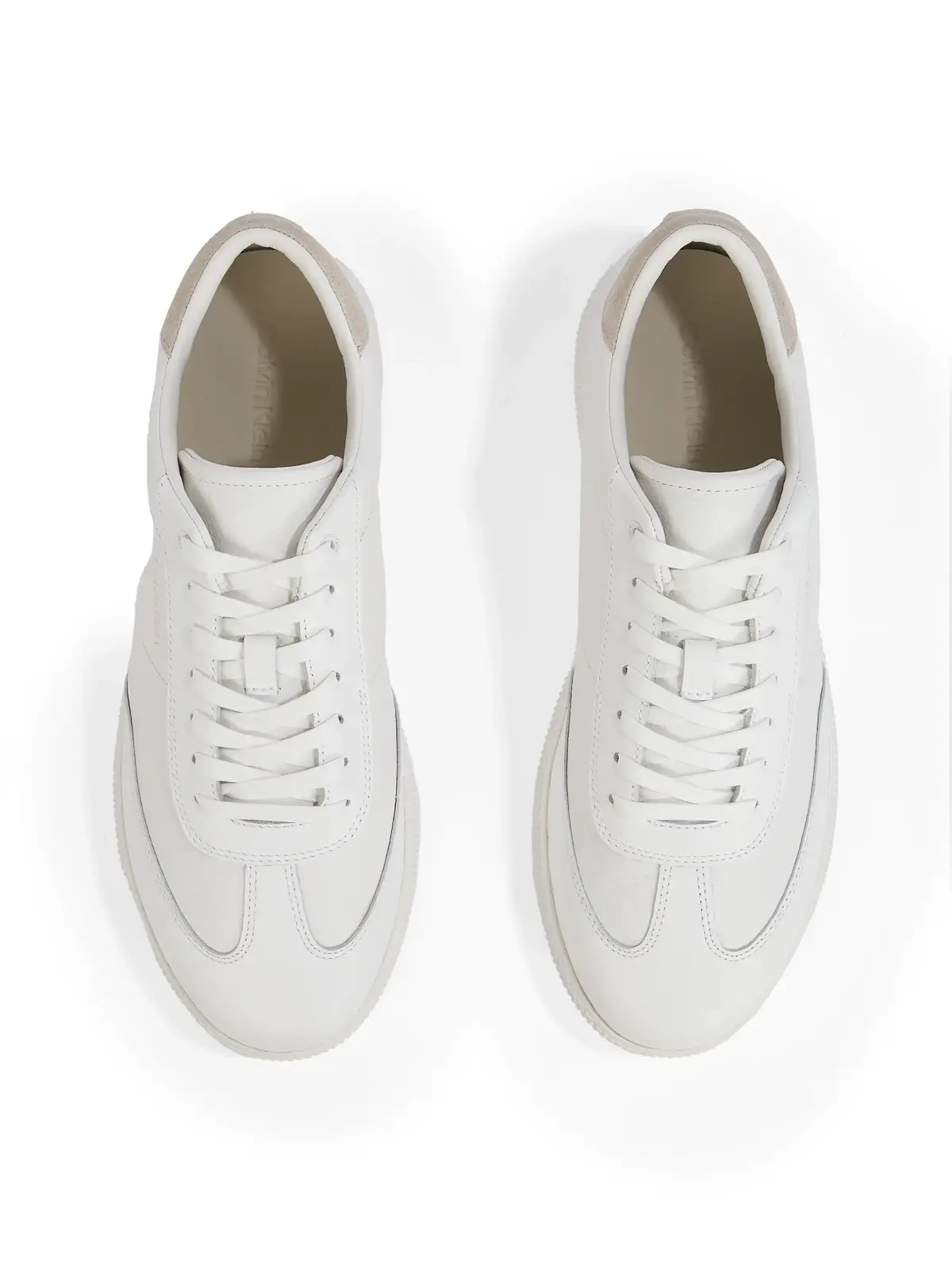 Calvin Klein LOW TOP LACE UP TMBL Beyaz Erkek Günlük Spor Ayakkabı