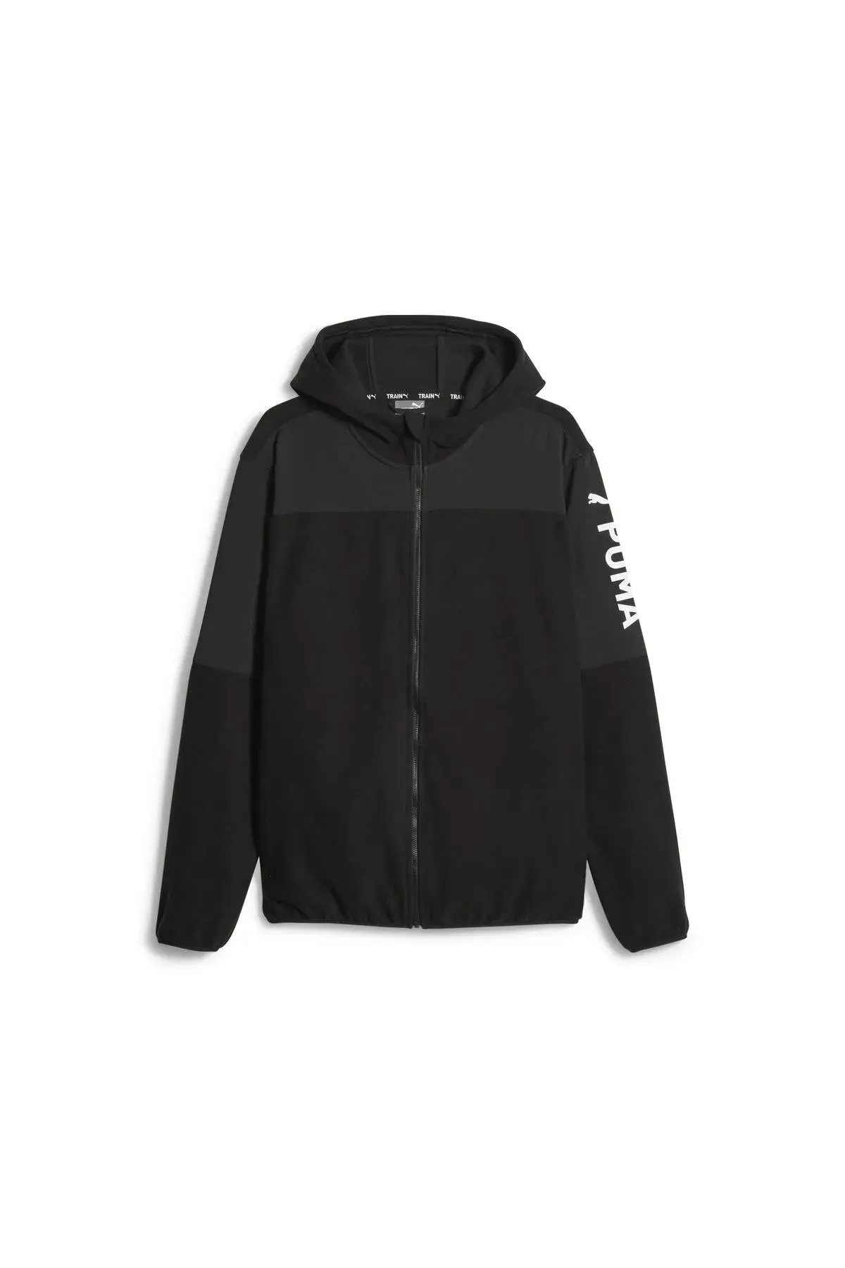 Puma Fit Hybrid Polar Fleece/Woven Jacket Siyah Erkek Ceket