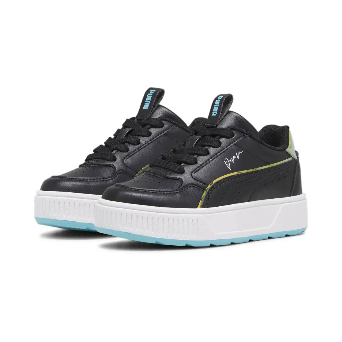 Puma Karmen Rebelle Crystal PS Siyah Çocuk Günlük Spor Ayakkabı