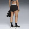 Puma W FLORAL RIBBON WOVEN SHORT Siyah Kadın Şort