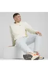 Puma OPEN ROAD Crew DK Kırık Beyaz Erkek Sweatshirt