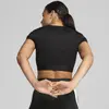 Puma W STRONG TEE - SHORT Siyah Kadın Şort