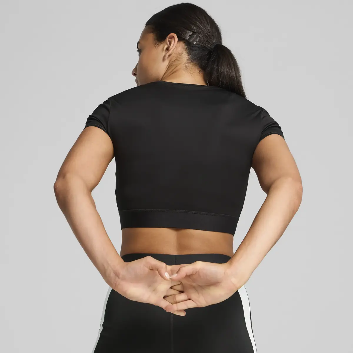 Puma W STRONG TEE - SHORT Siyah Kadın Şort
