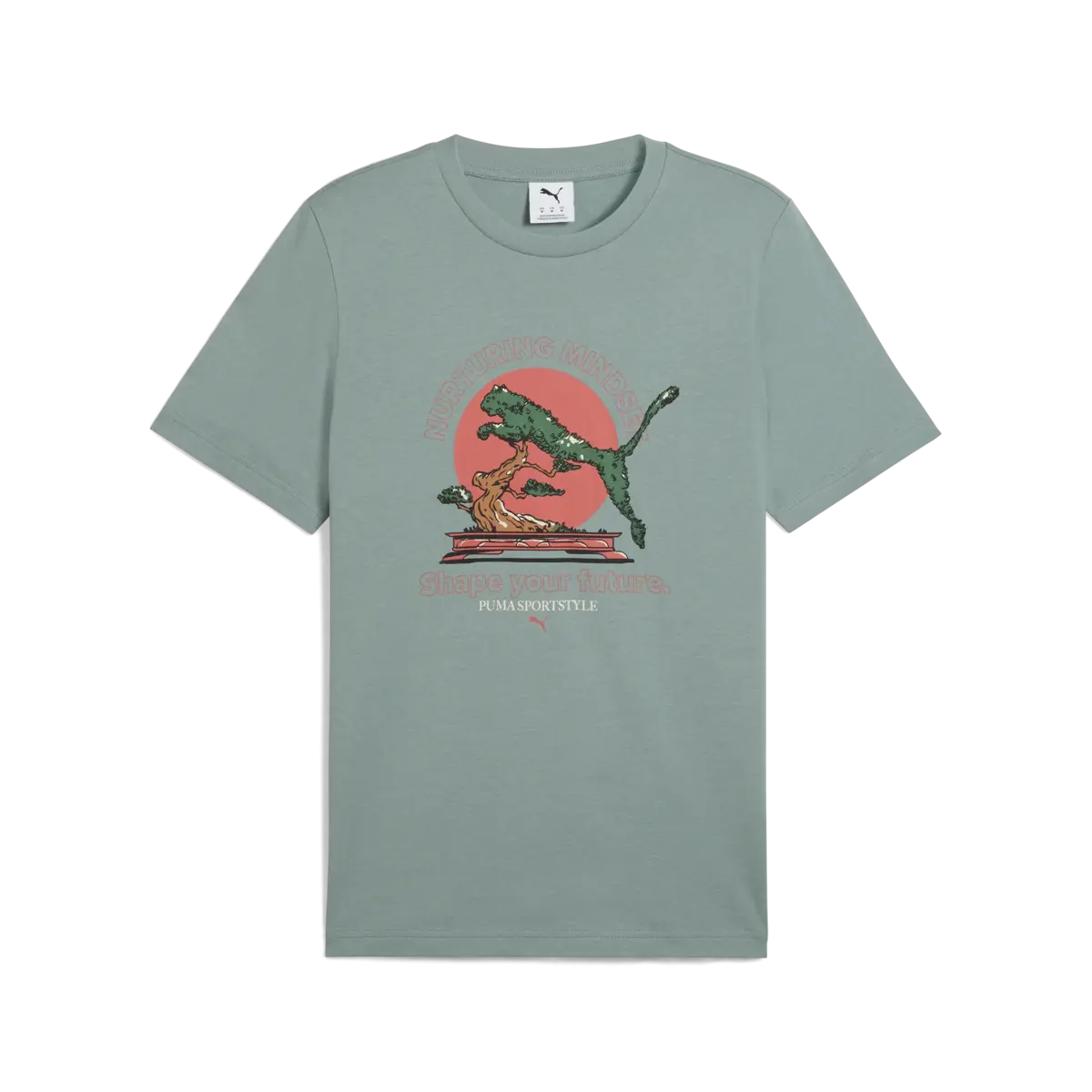 Puma GRAPHICS PUMA Bonsai Tee Mavi Erkek T-Shirt