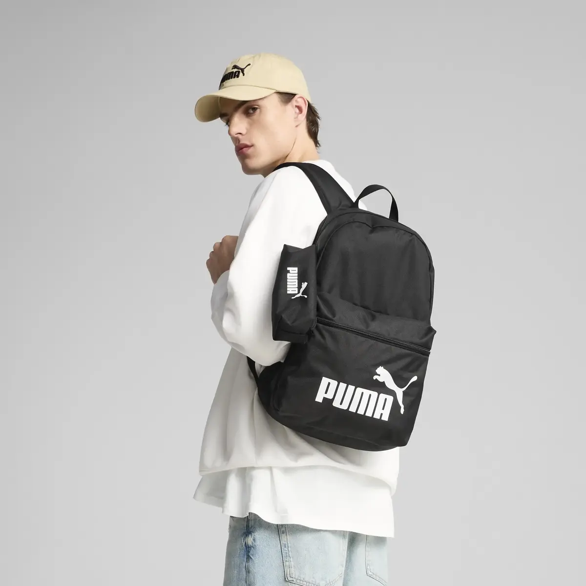 PUMA PHASE Backpack Set Siyah Unisex Sırt Çantası