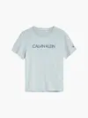 Calvin Klein INSTITUTIONAL T-SHIR Erkek Gri T-Shirt