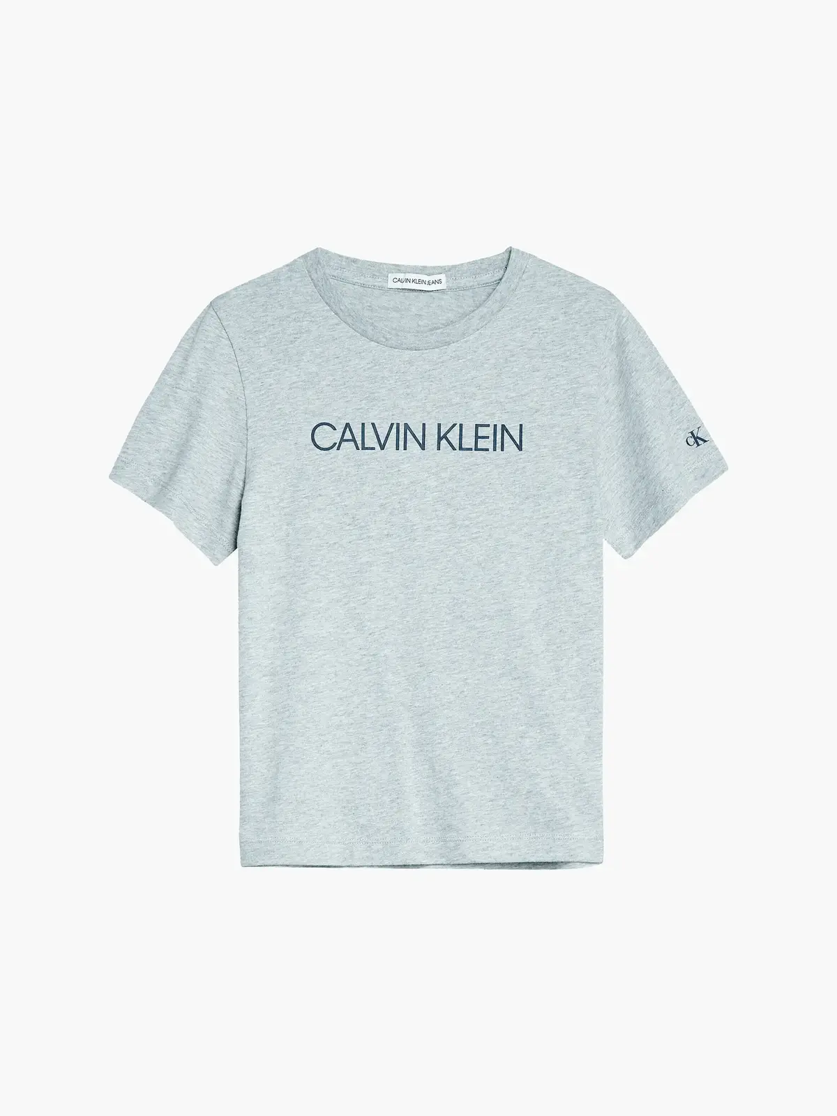 Calvin Klein INSTITUTIONAL T-SHIR Erkek Gri T-Shirt