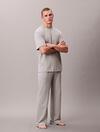 Calvin Klein S/S CREW NECK Gri Erkek Pijama Üstü