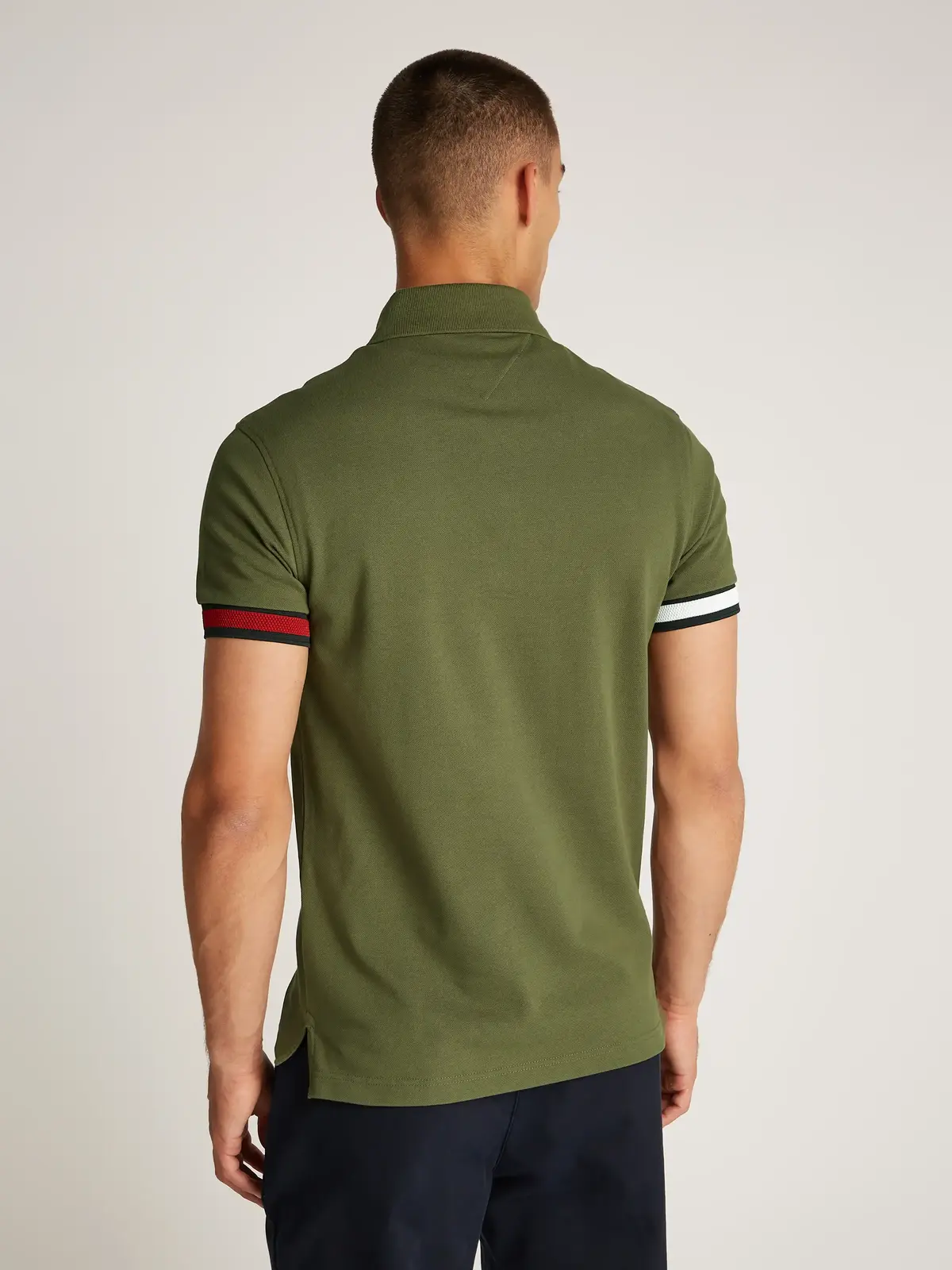 FLAG CUFF SLIM POLO, RBN