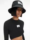 Calvin Klein SCULPTED HERO BUCKET Kadın Siyah Şapka