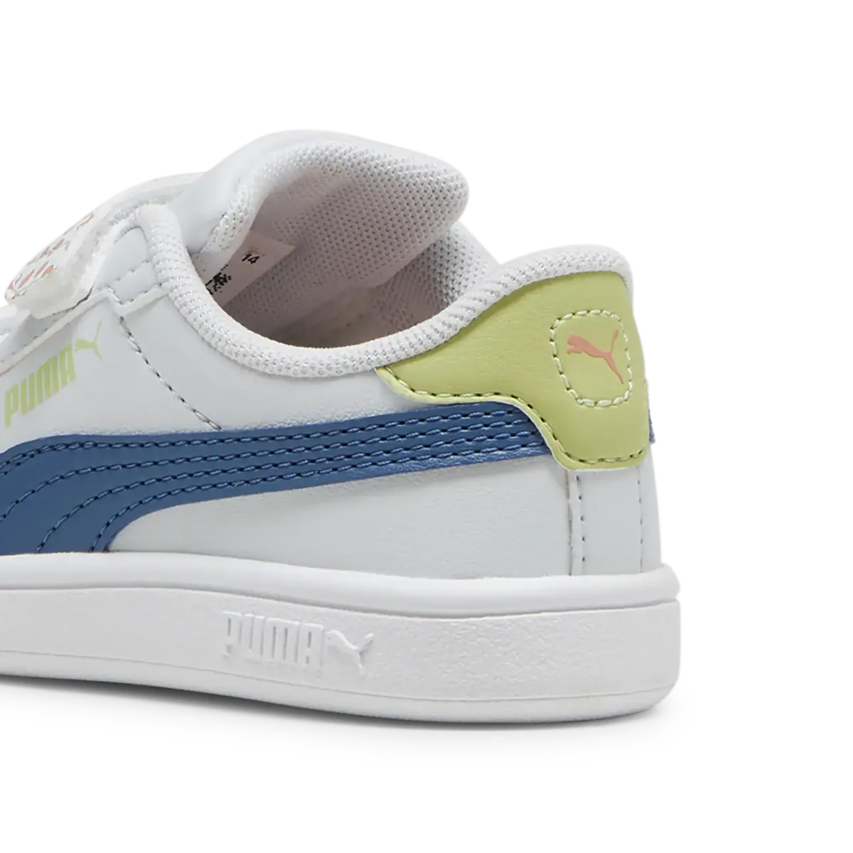 Puma Smash 3.0 Puma FC V Inf Beyaz Bebek/Çocuk Spor Ayakkabı