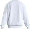 Calvin Klein STACKED LOGO CREW NE Erkek Beyaz Sweatshirt