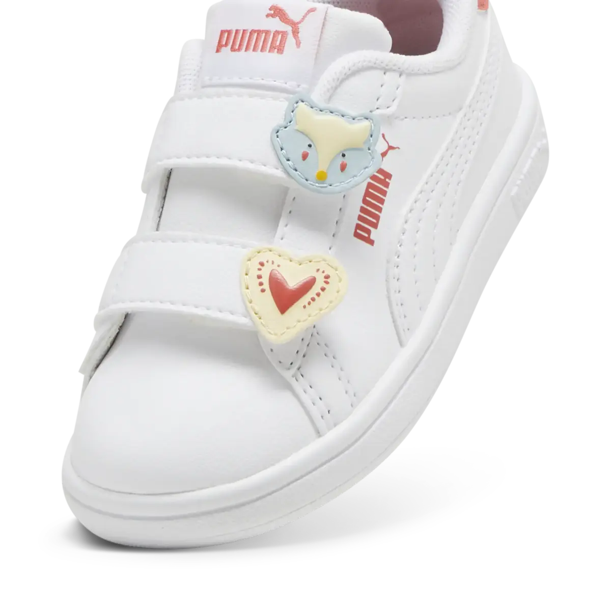 Puma Smash 3.0 Badges V Inf Beyaz Bebek/Çocuk Spor Ayakkabı