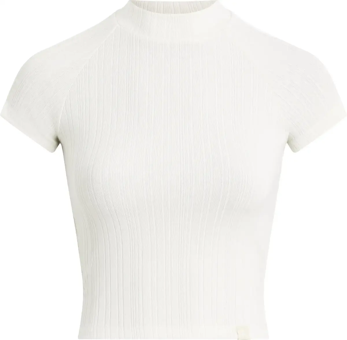 Calvin Klein WARM TEXTURE RIB MOC, YBI Krem Kadın T-Shirt & Polo