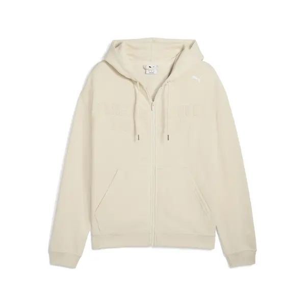 Puma PL Lifestyle Zip Jacket Krem Erkek Fermuarlı Üst