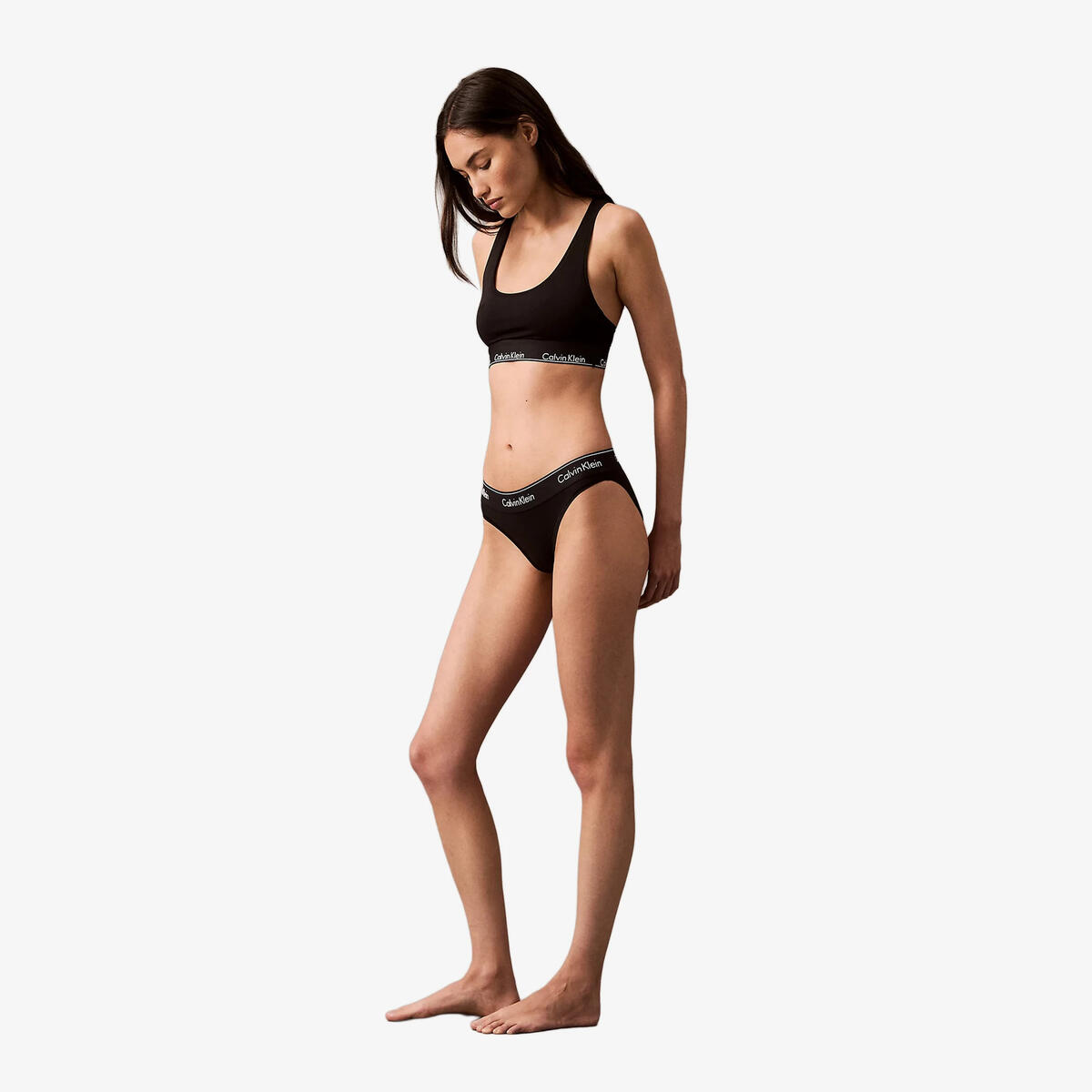 Calvin Klein UNLINED BRALETTE, 6WA Siyah Kadın Bralet
