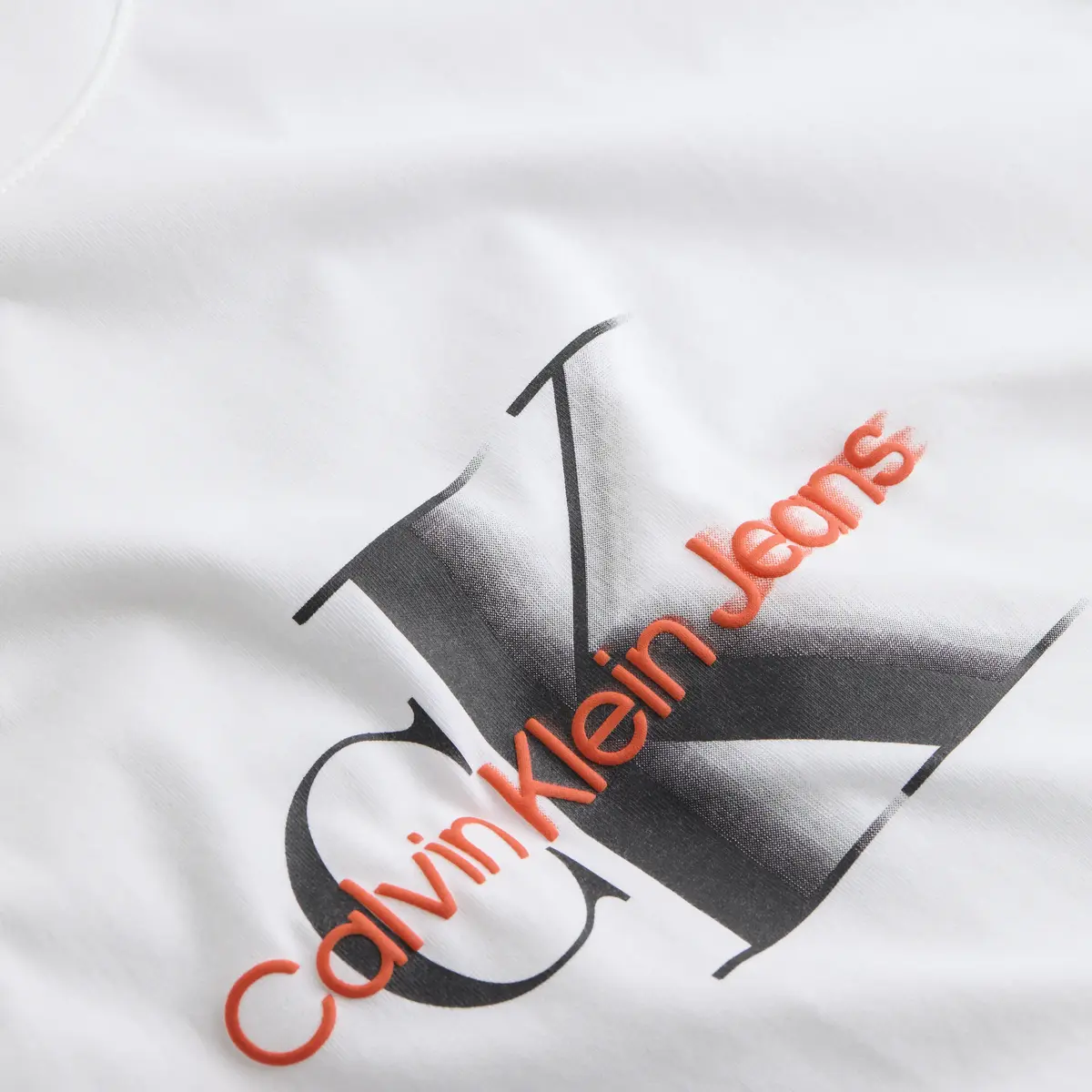 Calvin Klein Beyaz Erkek T-Shirt & Polo
