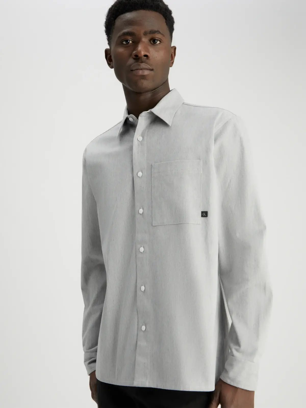 Calvin Klein SLIM STRAIGHT Erkek Siyah Kot Pantolon