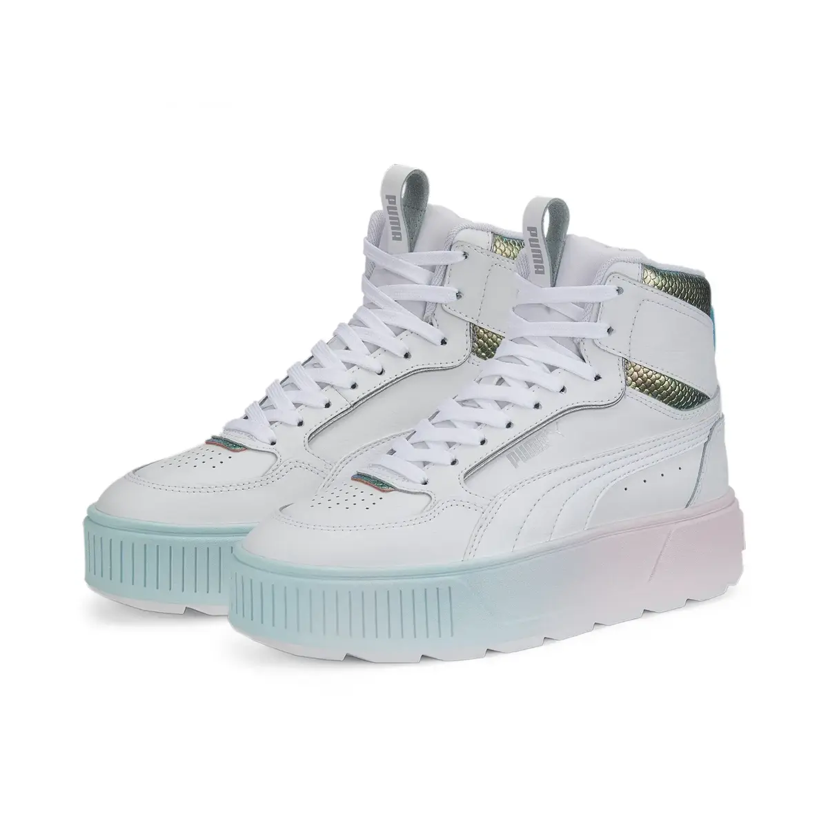 Puma Karmen Rebelle Mid Exotics Beyaz Kadın Bilekli Günlük Spor Ayakkabı