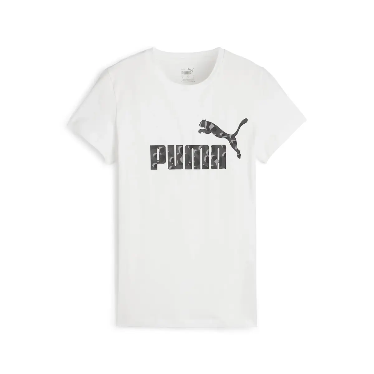 Puma ESS+ ANIMAL Graphic Tee Beyaz Kadın Tişört