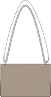 Calvin Klein SCULPTED EW FLAP25 S, PBF Bej Kadın Çanta & Cüzdan