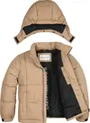 Calvin Klein SHORT QUILTED PUFFER Kadın Kahverengi Şişme Mont