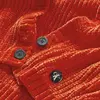 Calvin Klein CHENILLE CROPPED CAR Kadın Turuncu Kazak