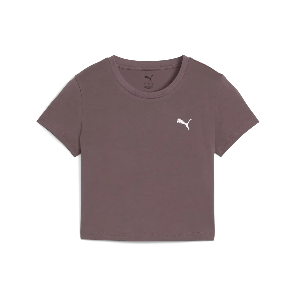 Puma WARDROBE ESS Baby Tee Kahverengi Kadın T-Shirt