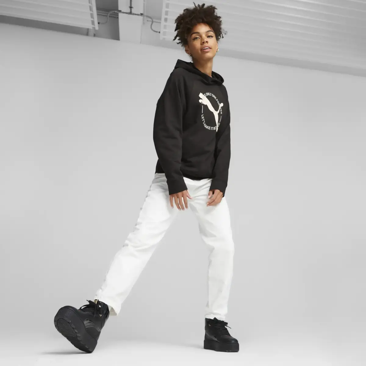 PUMA BETTER SPORTSWEAR Hoodie Siyah Kadın Sweatshirt