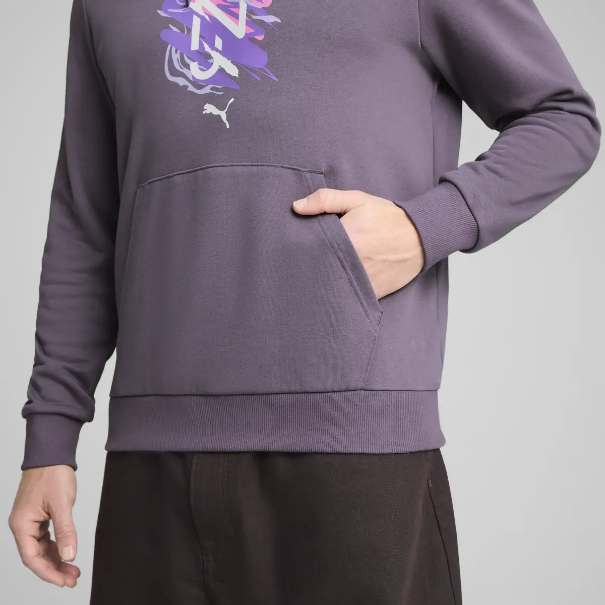Puma Neymar JR Creativity Hoodie Mor Erkek Forma
