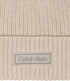 Calvin Klein PATCH CHUNKY RIB COTTON BEANIE Pembe Erkek Bere