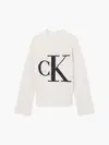 Calvin Klein BLOWN UP CK HIGH NEC Kadın Krem Kazak
