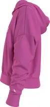 Calvin Klein INSTITUTIONAL CROPPE Kadın Pembe Hoodie