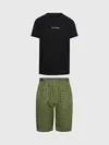 Calvin Klein S/S SHORT SET Erkek Siyah Eşofman Takımı