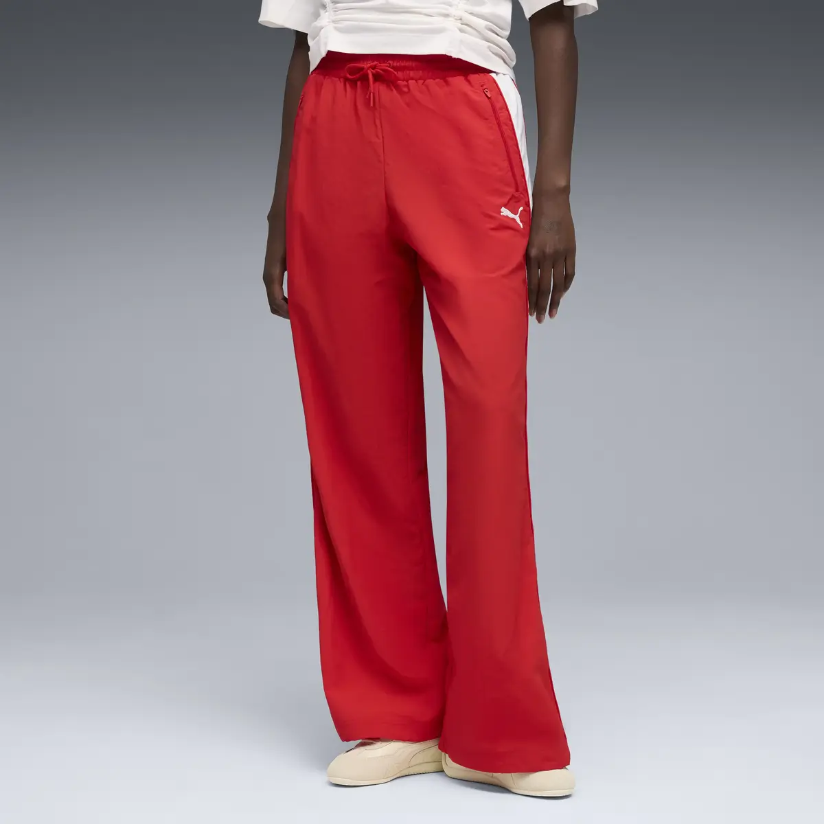 PUMA T7 Oversized Track Pants Kırmızı Erkek Eşofman Altı