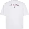 Calvin Klein SS OVERSIZE CK NY TEE Kadın Beyaz T-Shirt