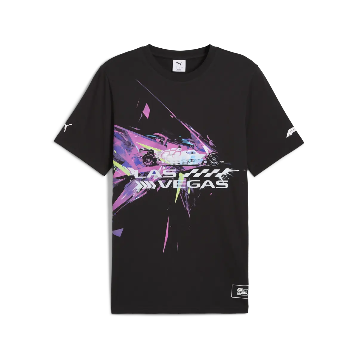 Puma F1 Las Vegas Race TEE Siyah Erkek T-Shirt & Polo