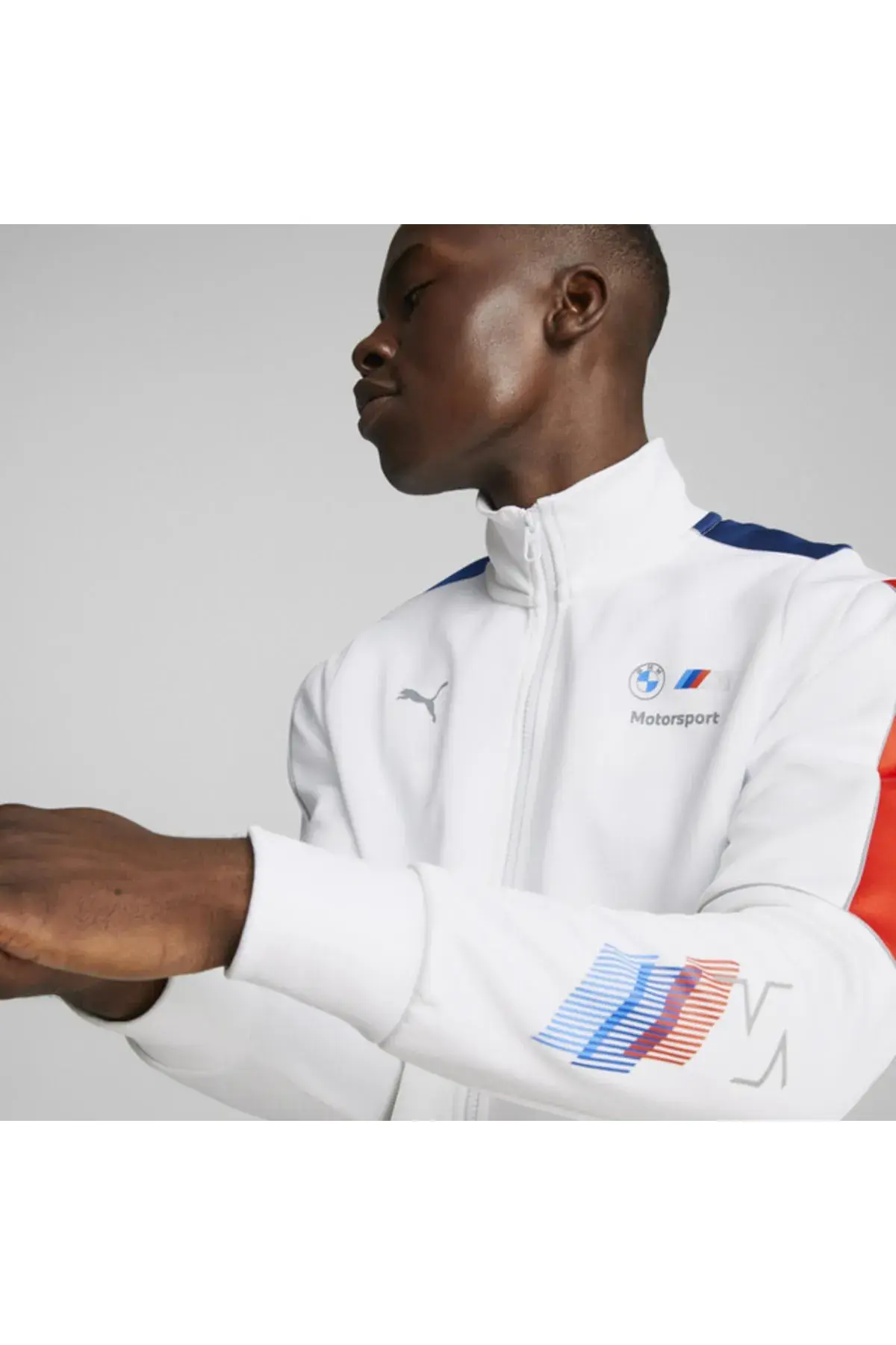 Puma Bmw Mms Mt7 Track Jacket Beyaz Erkek Track Jacket