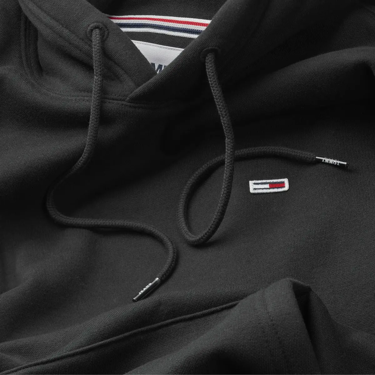 Tommy Hilfiger TJM REGULAR FLEECE H Erkek Siyah Sweatshirt