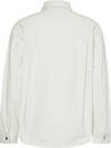 Calvin Klein 90S WASHED BONE OVERSHIRT Beyaz Erkek Gömlek