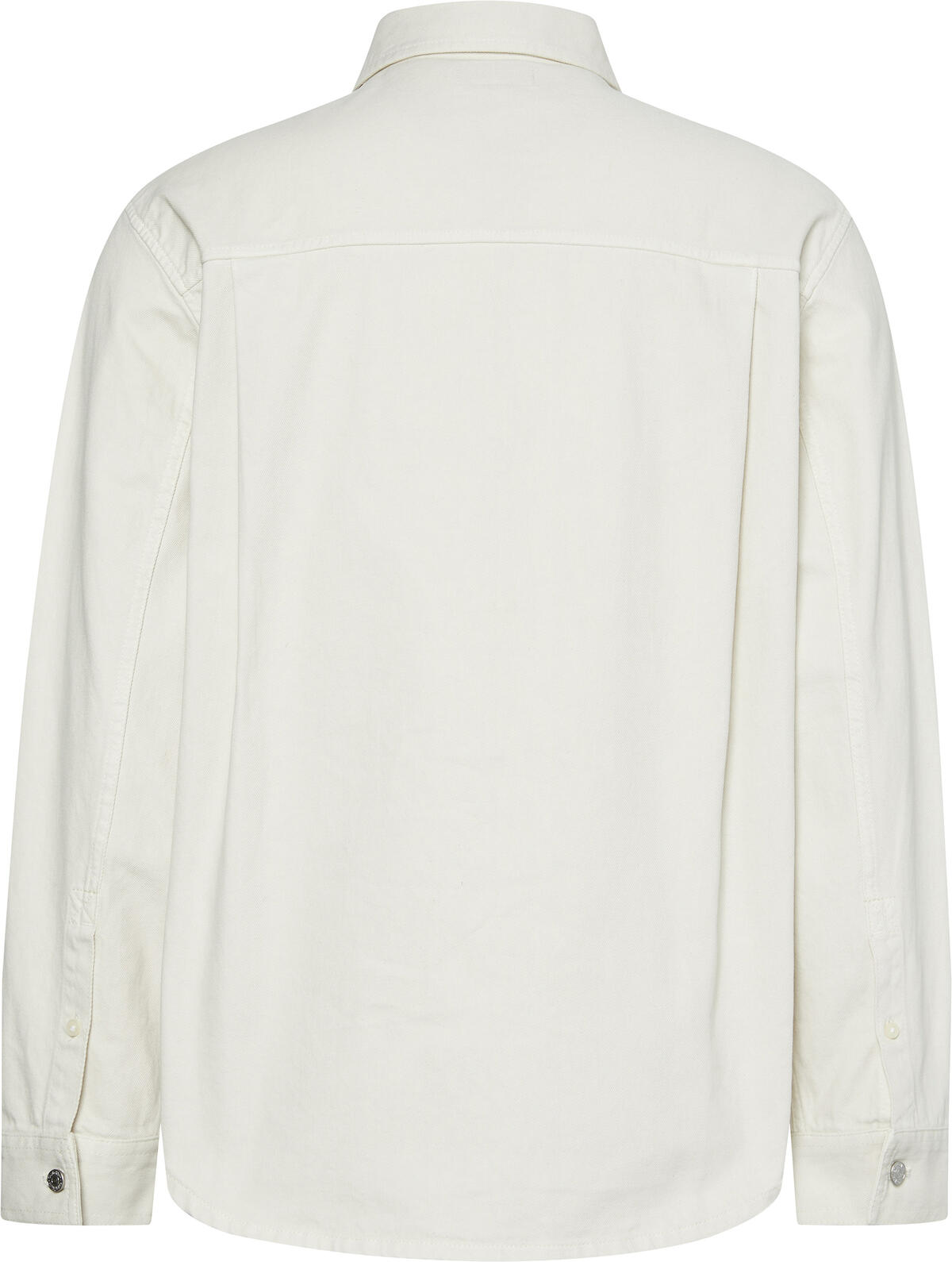 Calvin Klein 90S WASHED BONE OVERSHIRT Beyaz Erkek Gömlek